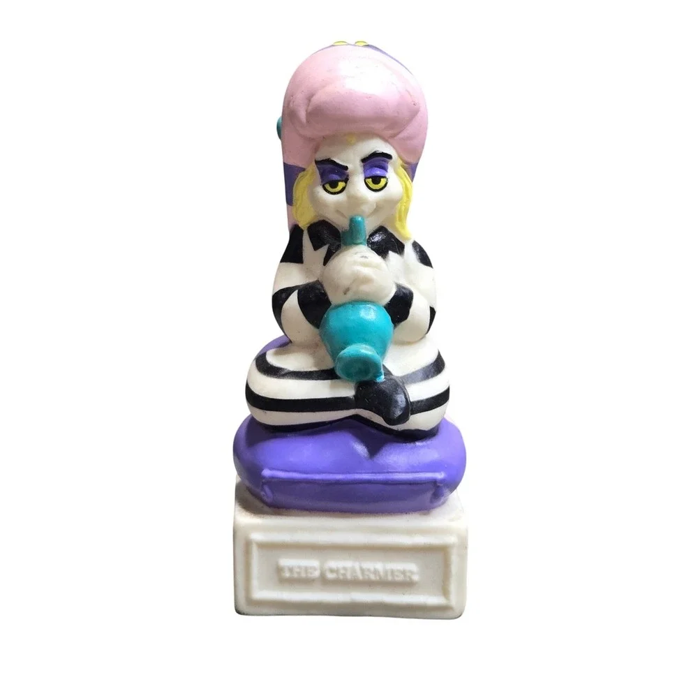Vintage Beetlejuice The Charmer Burger King & Sandworm Figure 1989 The Geffen